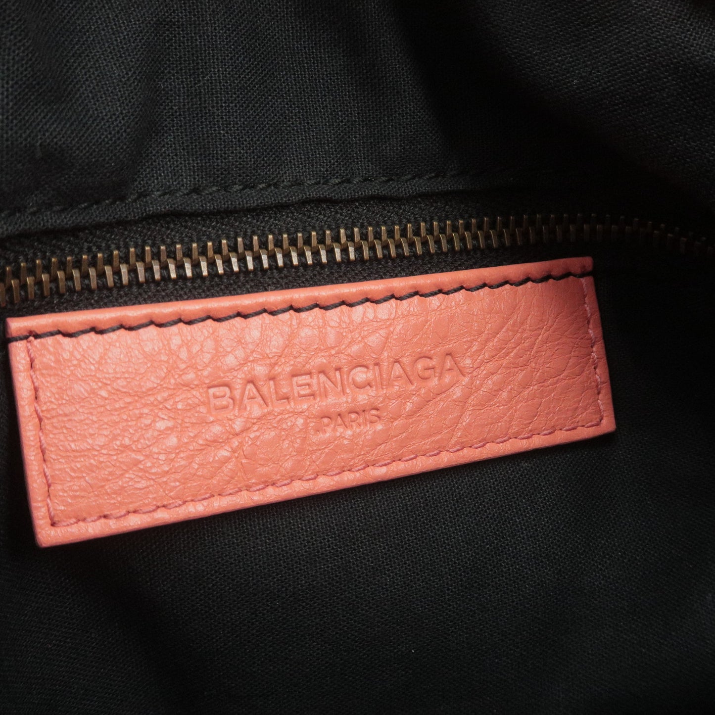 BALENCIAGA The Town Leather 2way Bag Hand Bag Salmon Pink 240579