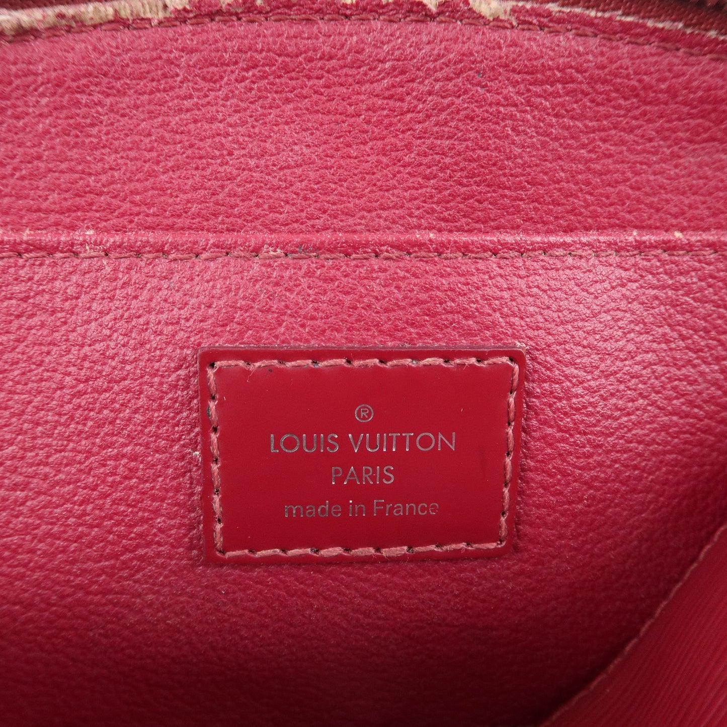 Louis Vuitton Epi Pochette Cosmetic Pouch Fuchsia M60410