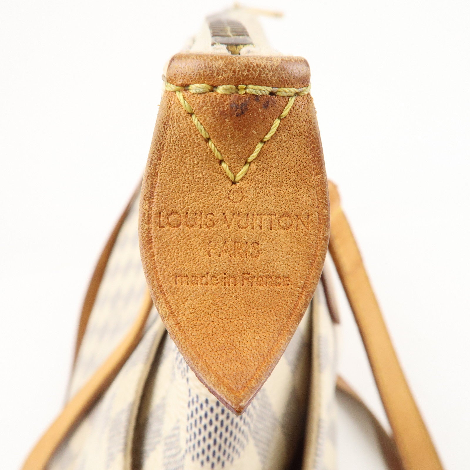Auth Louis Vuitton Tote Bag Totally MM Damier Azur White N51262