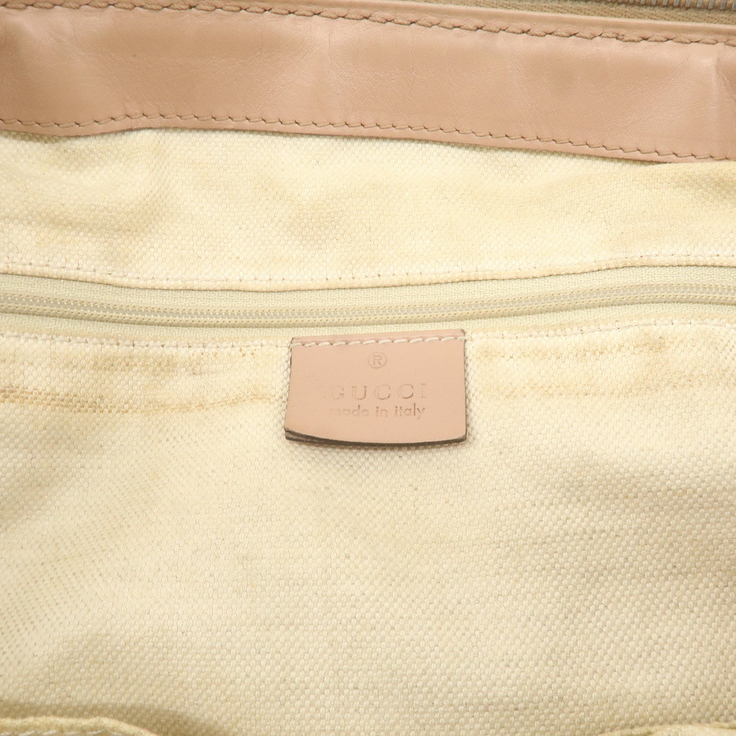 GUCCI Diamante Sukey Canvas Leather 2Way Shoulder Bag 247902