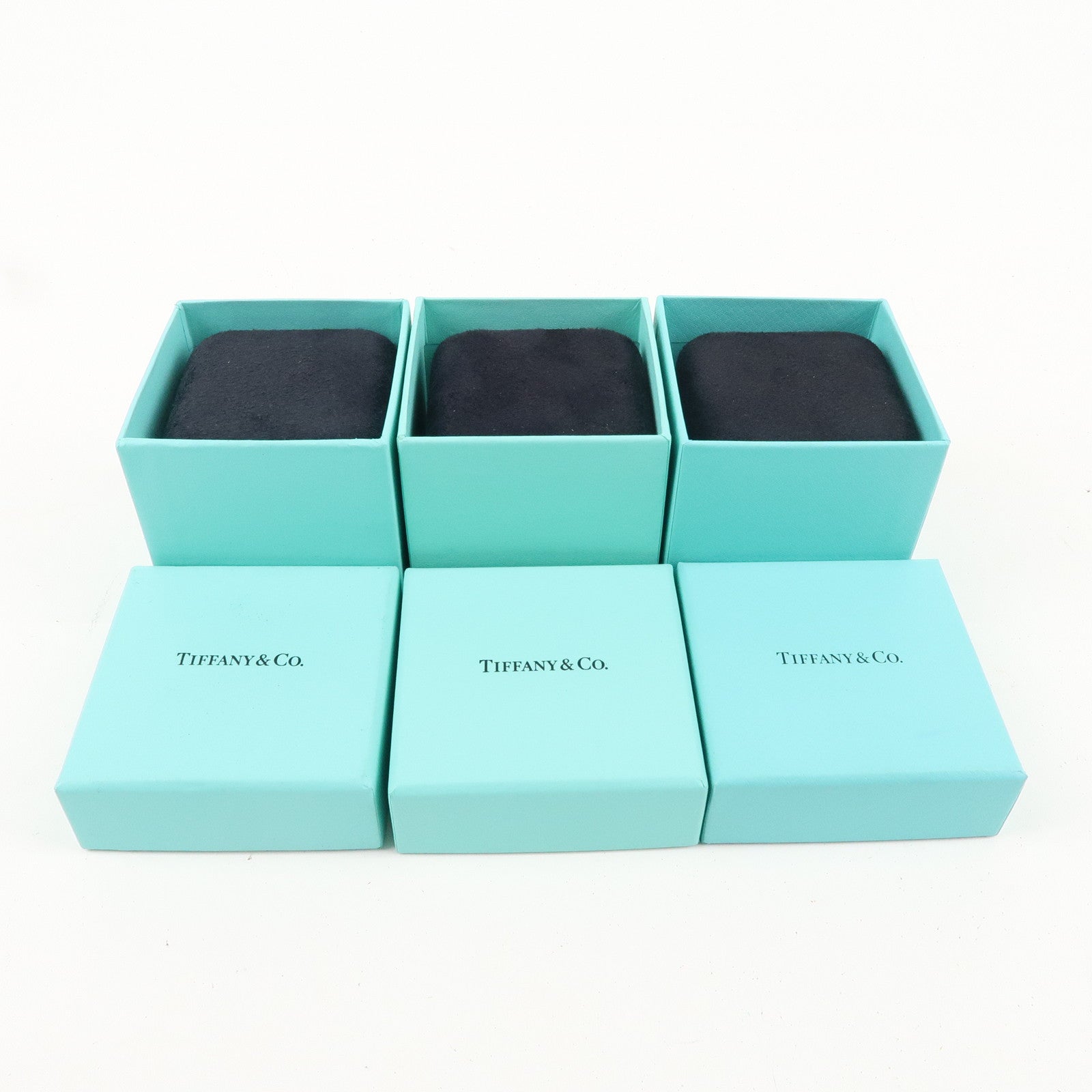 Tiffany&Co. Set of 3 Ring Box Accessory Box Tiffany Blue