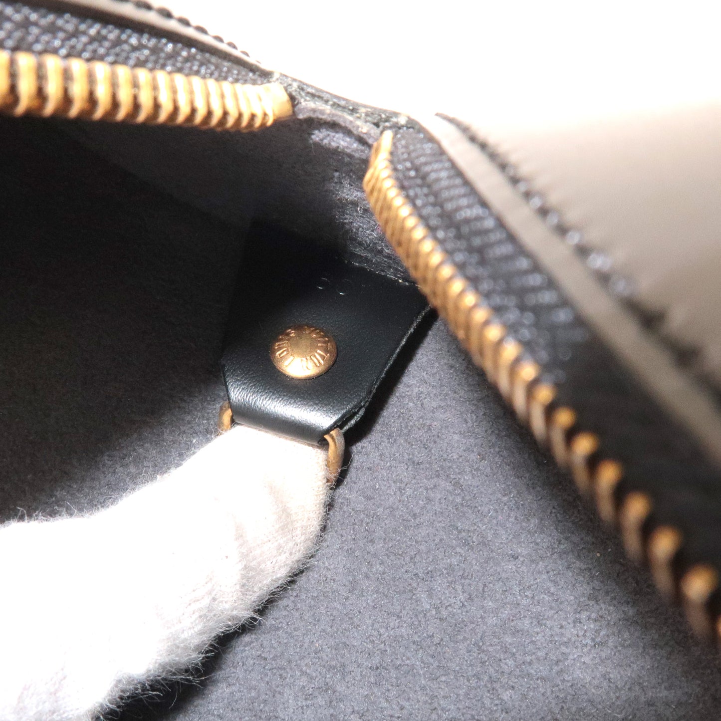 Louis Vuitton Epi Soufflot Hand Bag Noir Black M52862