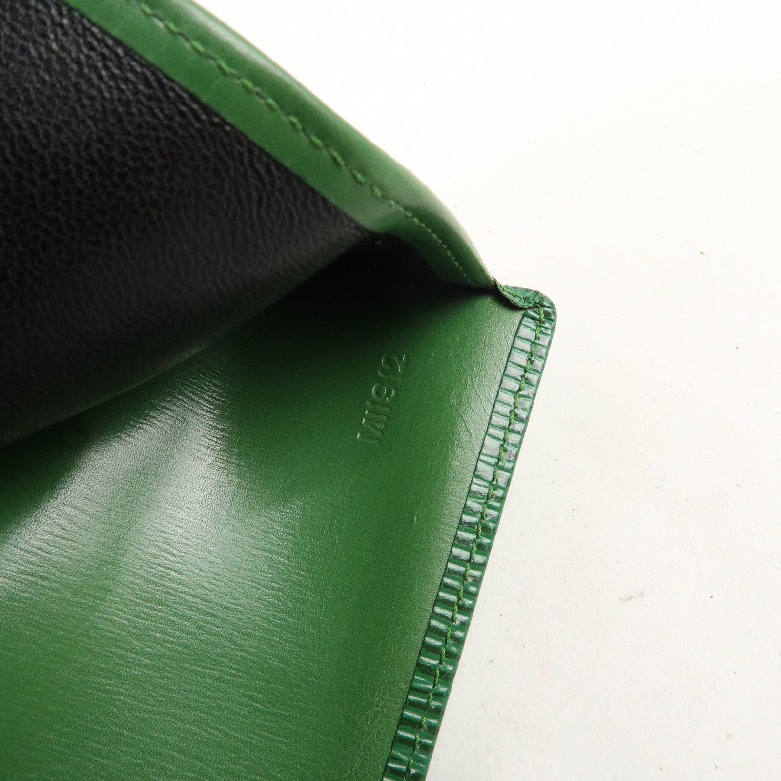 Louis Vuitton Borneo Green Epi Leather Vintage Elise Wallet, 1992