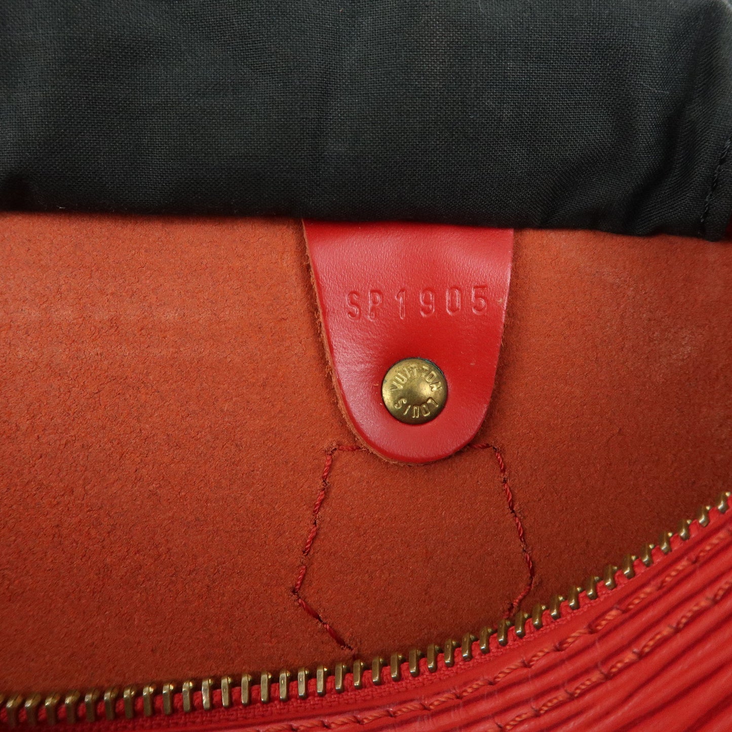 Louis Vuitton Epi Speedy 25 Hand Bag Castilian Red M43017