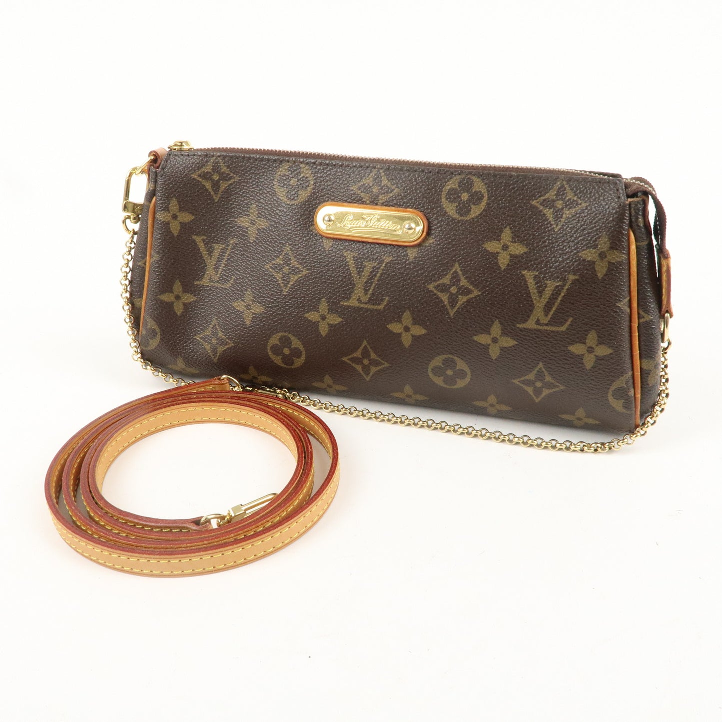 Louis Vuitton Monogram Eva 2 Way Bag Shoulder Bag Brown M95567
