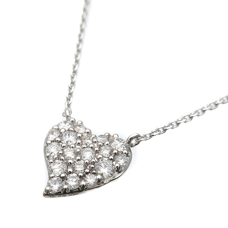 STAR-JEWELRY-Heart-Diamond-Necklace-0.20ct-K18-750-White-Gold