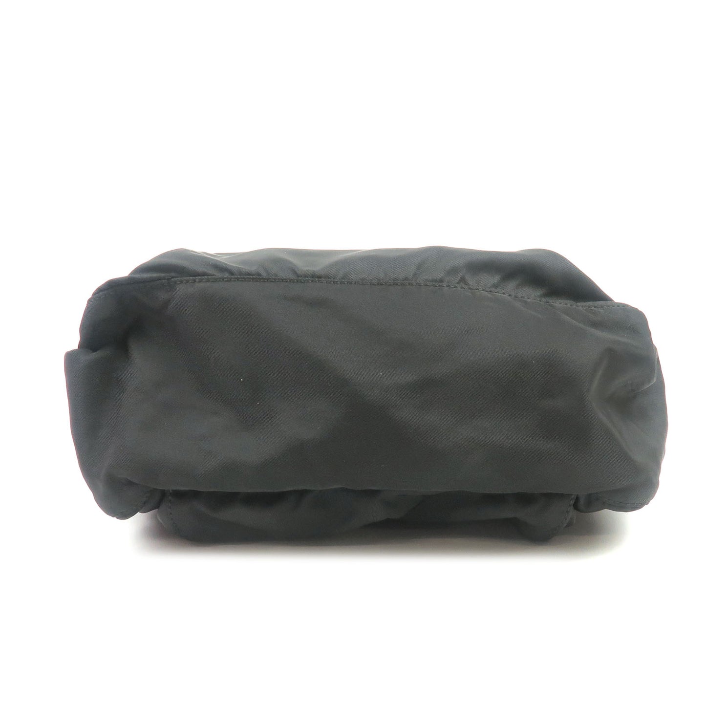 PRADA Nylon Leather Shoulder Bag Black BT8994