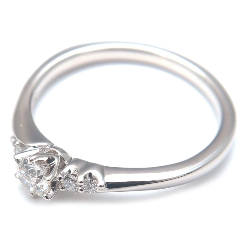 4C Diamond Ring 0.159ct Platinum PT950 US5-5.5 HK11.5 EU50