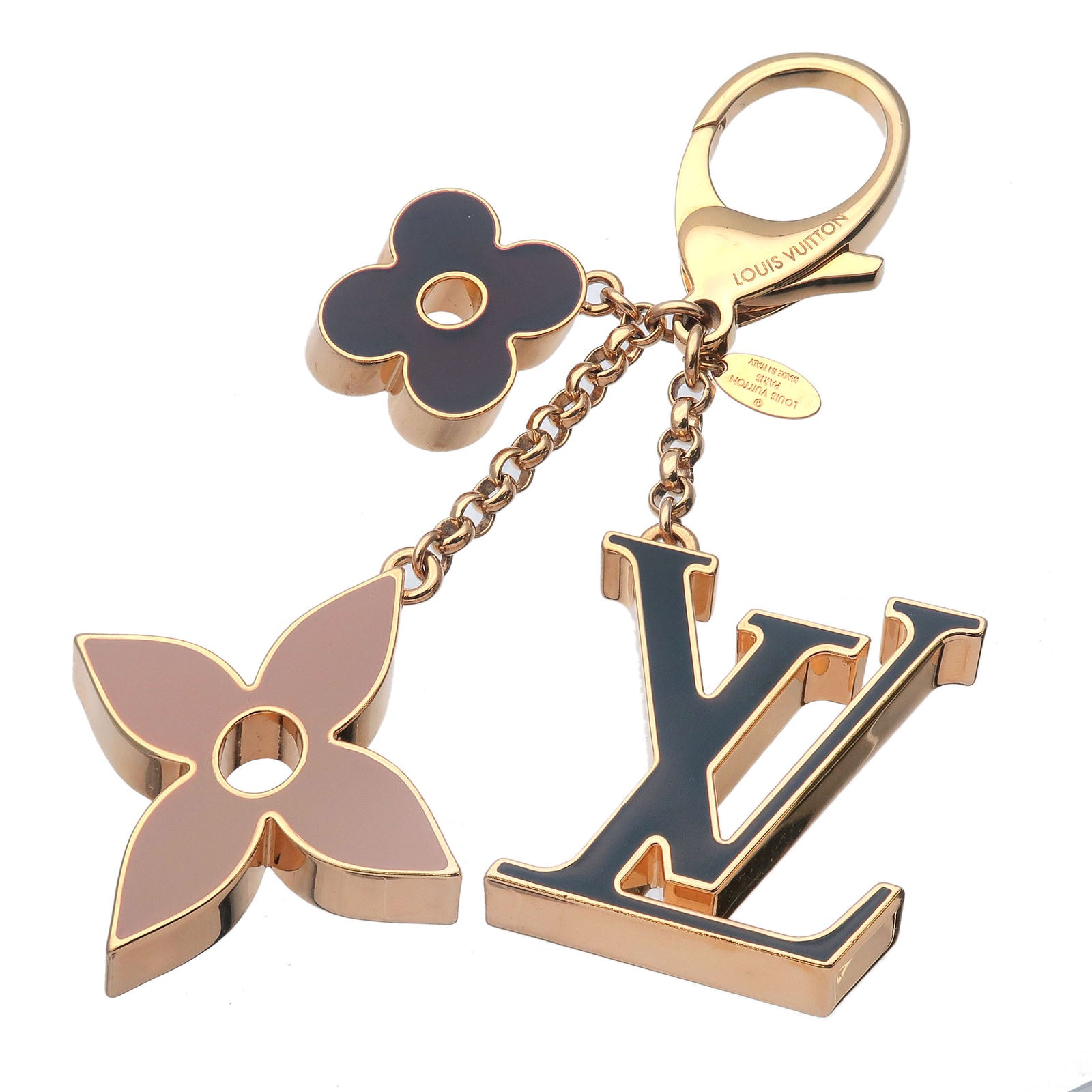 Louis-Vuitton-Fleur-de-Monogram-LV-Logo-Bag-Charm-M67119