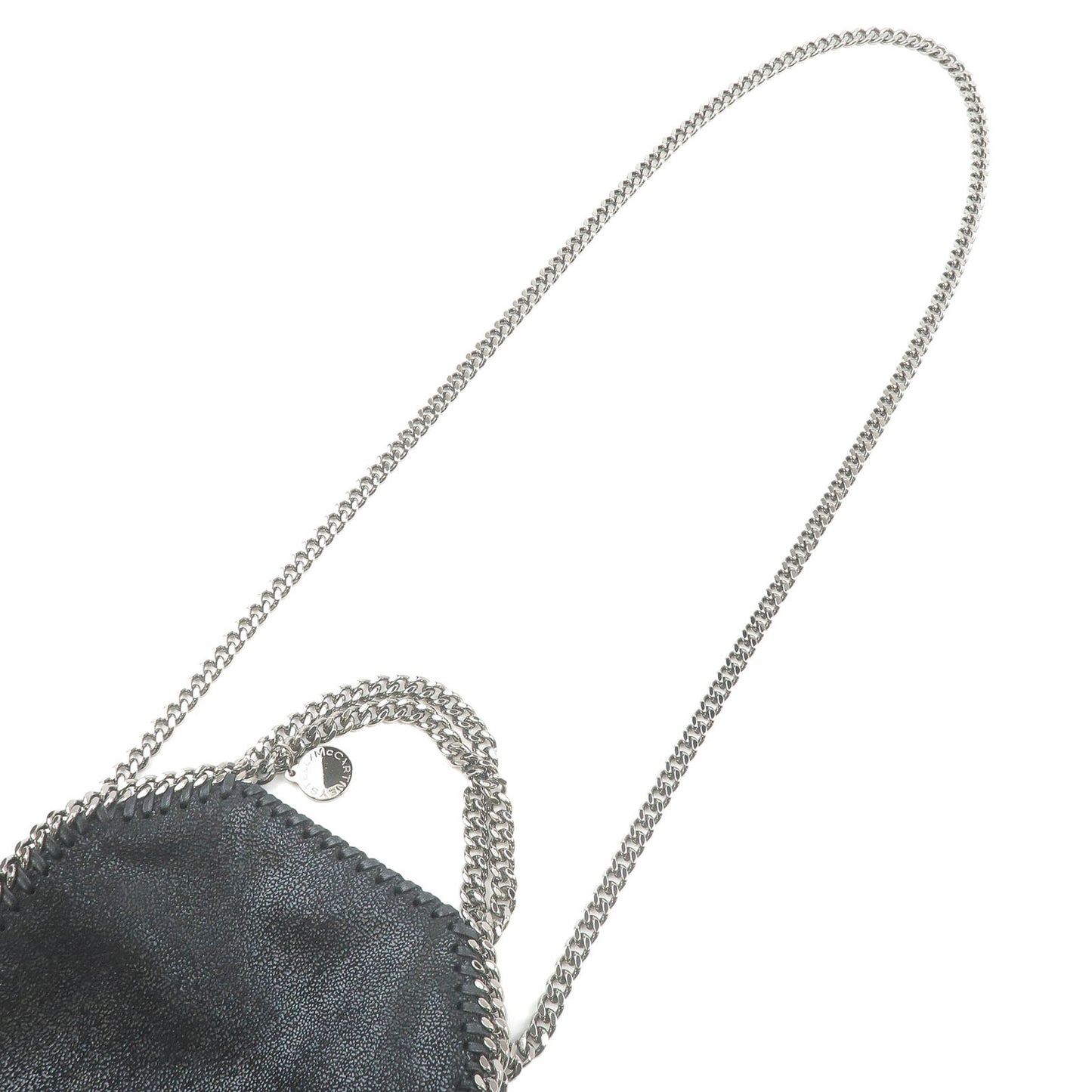 Stella McCartney Falabella Tiny Imitation Leather Chain Bag Black