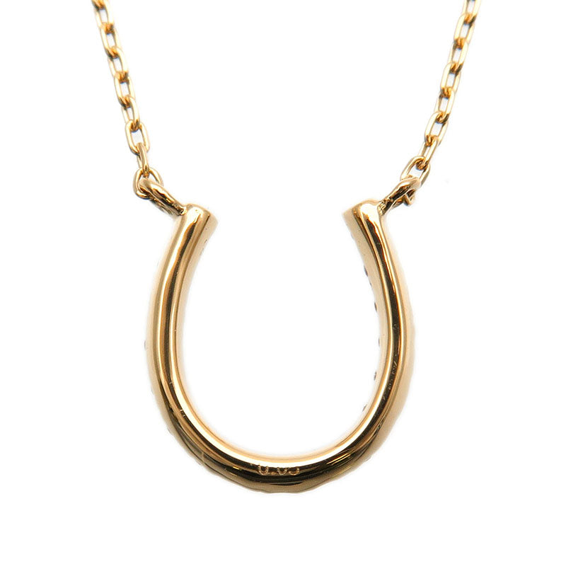 STAR JEWELRY Horseshoe Diamond Necklace 0.05ct Yellow Gold
