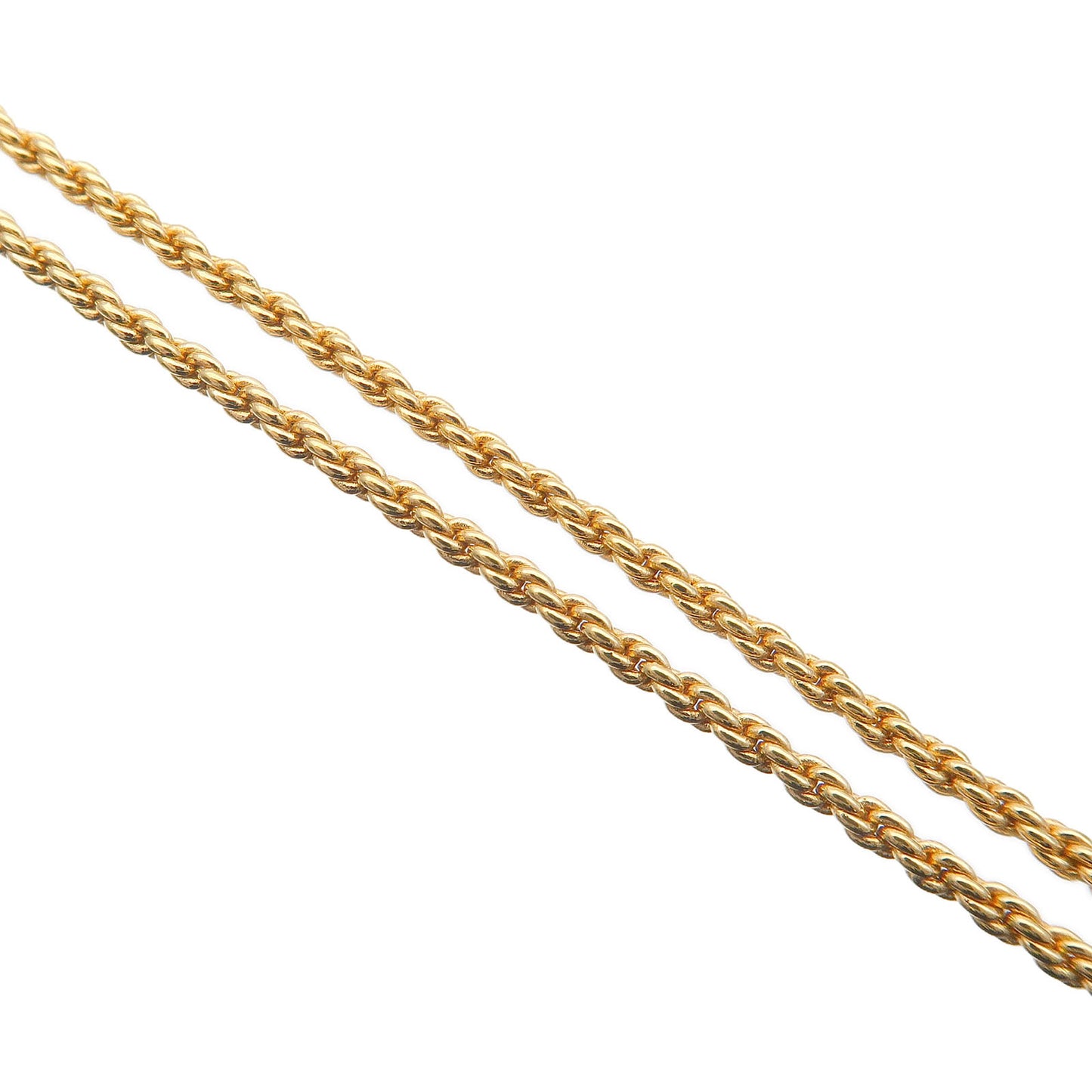 Christian Dior Oval Logo Necklace Pendant Gold Silver