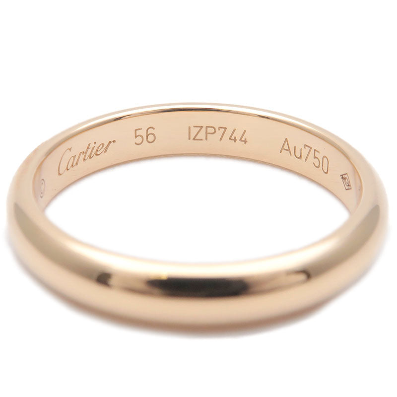 Cartier Wedding Ring K18 Yellow Gold #56 US7.5-8 HK17 EU56