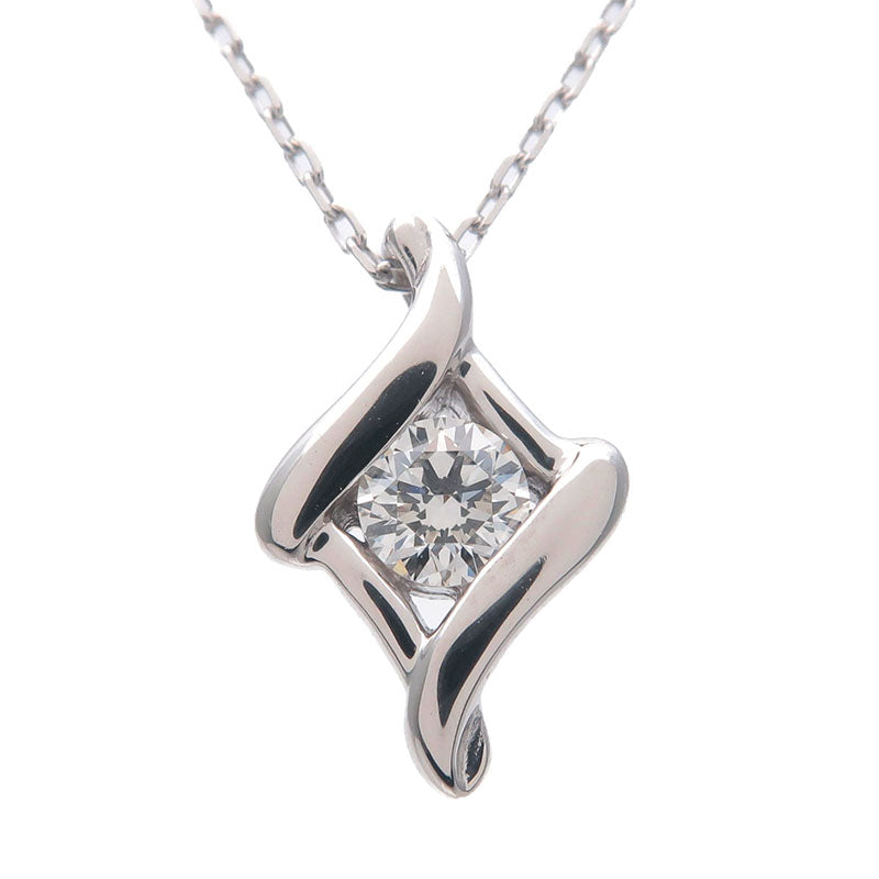 FOREVERMARK 1P Diamond Necklace 0.15ct PT900 PT850 Platinum
