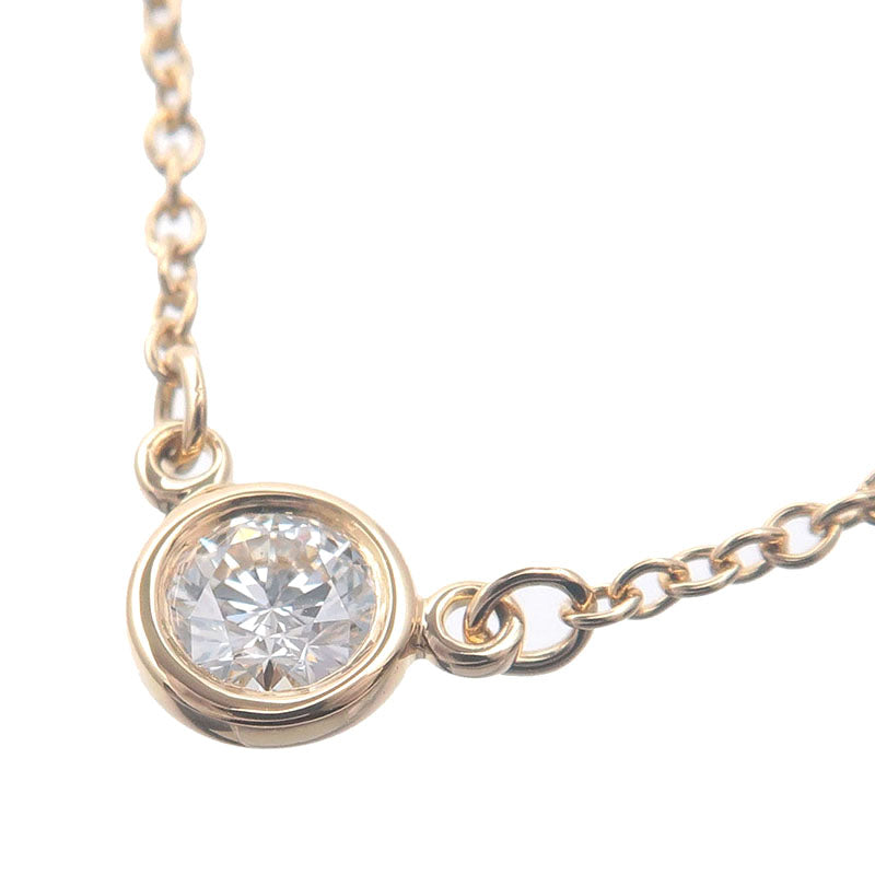 Tiffany&Co.-By-the-Yard-1P-Diamond-Necklace-0.14ct-Yellow-Gold