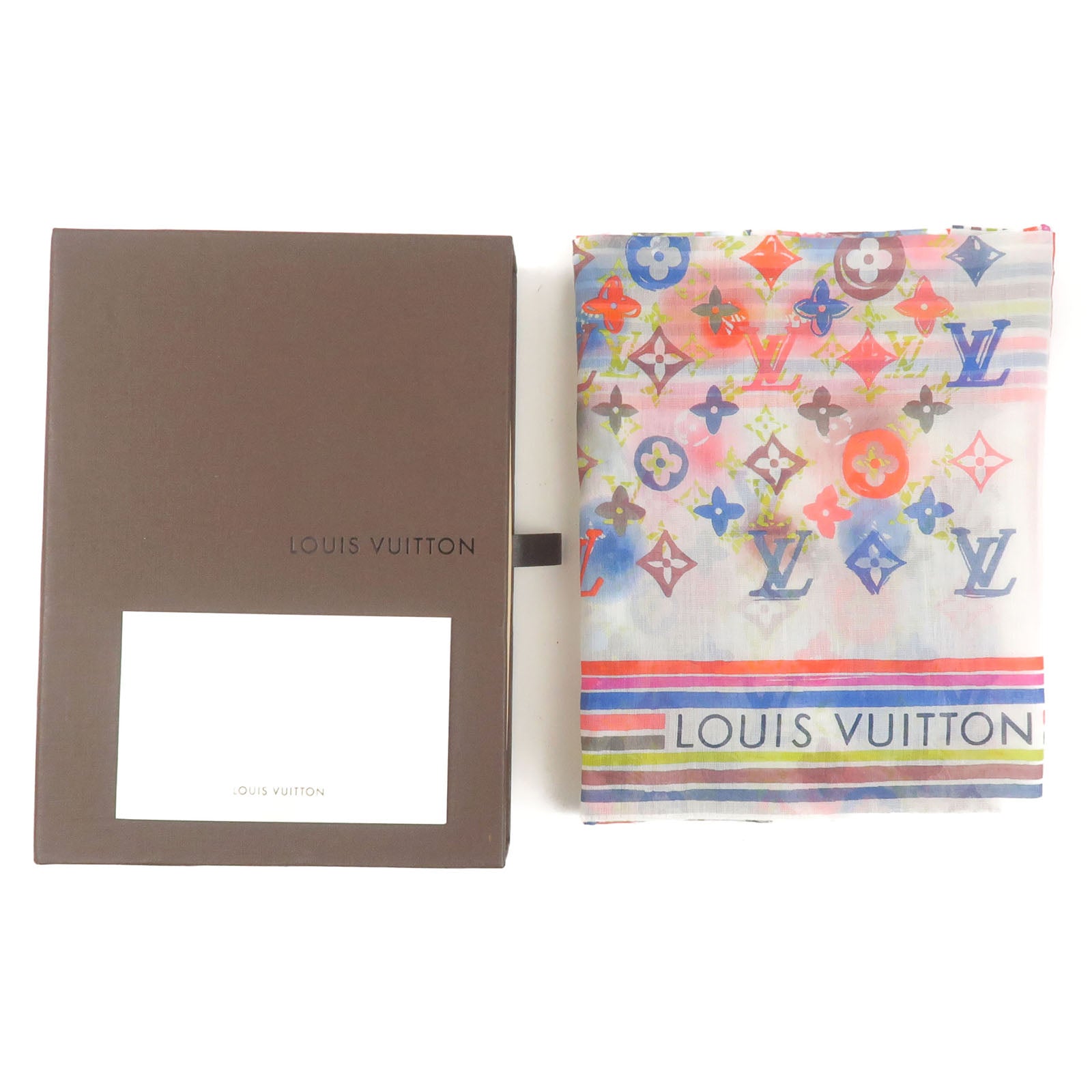 Louis-Vuitton-Monogram-Multi-Color-Scarf-Cotton – dct-ep_vintage luxury  Store