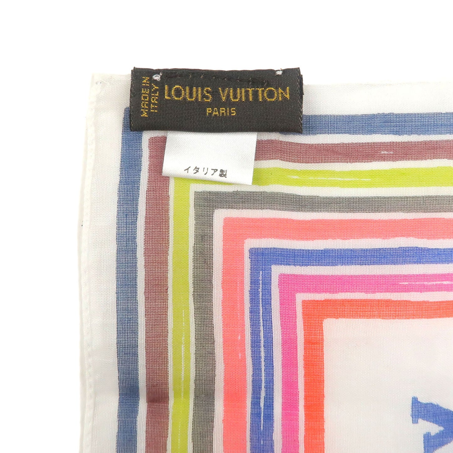 Louis Vuitton Monogram Multi Color Scarf Cotton