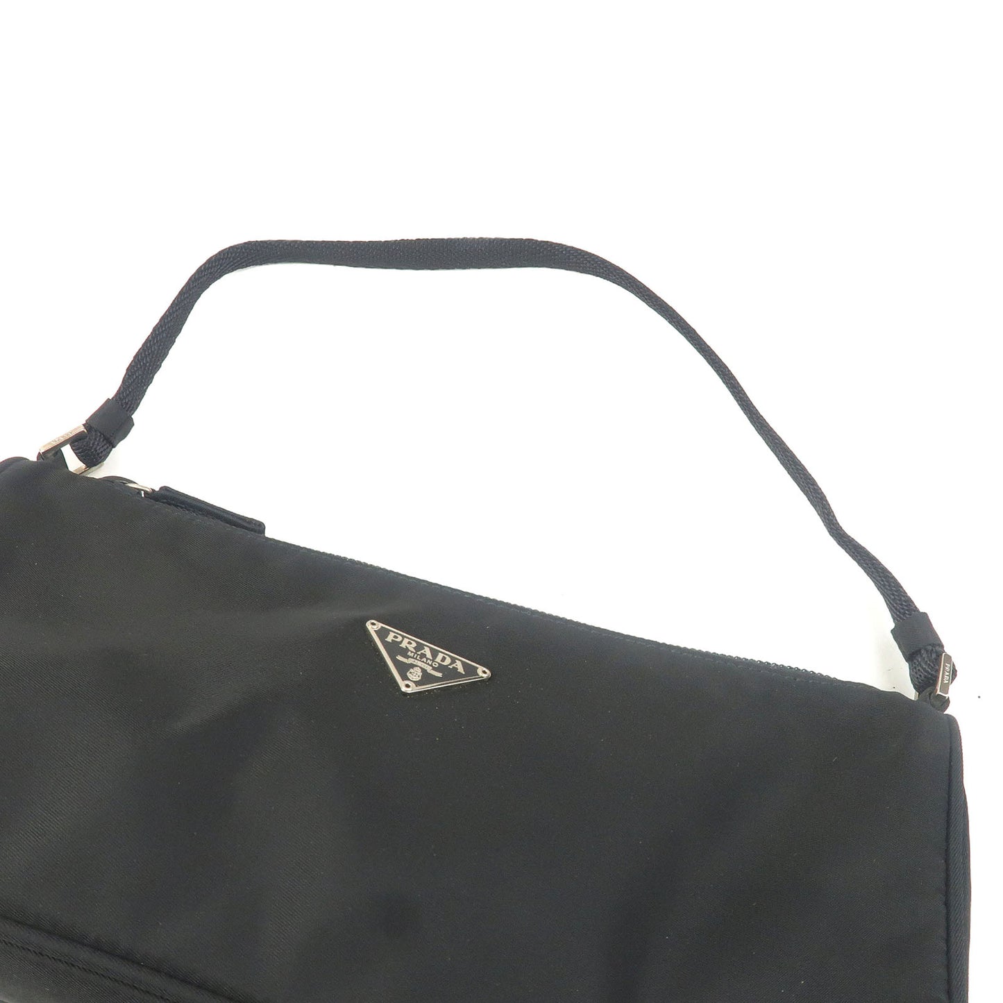 PRADA Nylon Pouch Purse Shoulder Bag NERO Black