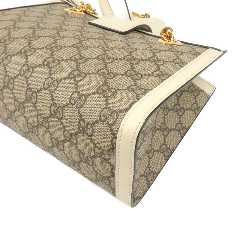 Gucci Beige GG Supreme Mini Padlock Bag