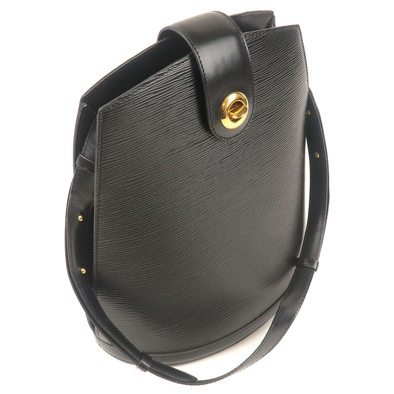 Louis Vuitton Epi Cluny Shoulder Bag Noir M52252