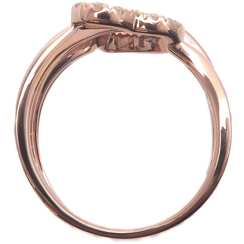 VENDOME AOYAMA Heart Diamond Ring 0.11ct Rose Gold US5 EU49.5