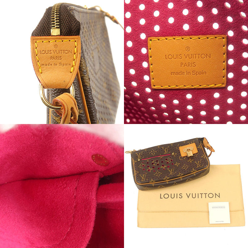 Louis Vuitton Monogram Perforated Pochette - Brown Shoulder Bags, Handbags  - LOU31534