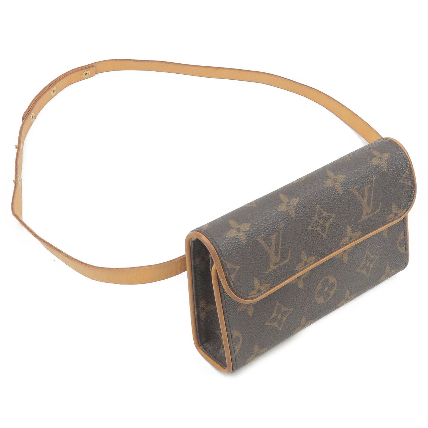 Louis Vuitton Pochette Florentine Belt Bag Waist bag Small Brown Leather