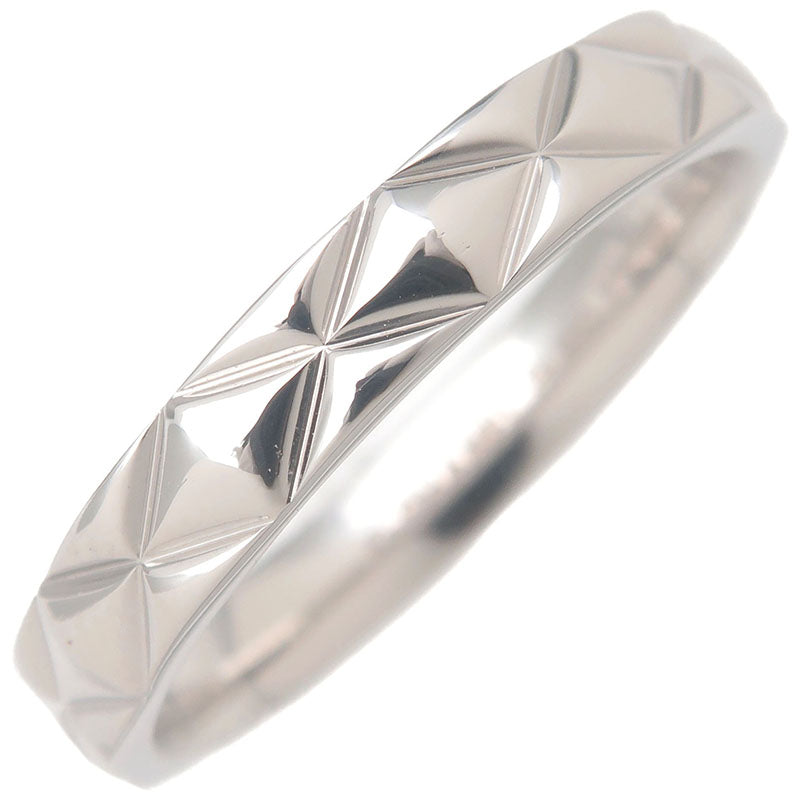 CHANEL-Matelasse-Ring-Medium-Platinum-#59-US8.5-9-HK19.5-EU59