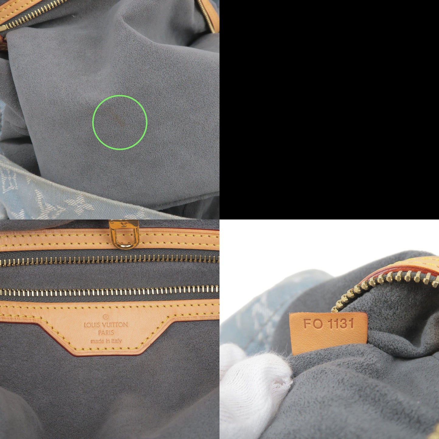 Louis Vuitton Monogram Denim Daily GM Shoulder Bag M40492