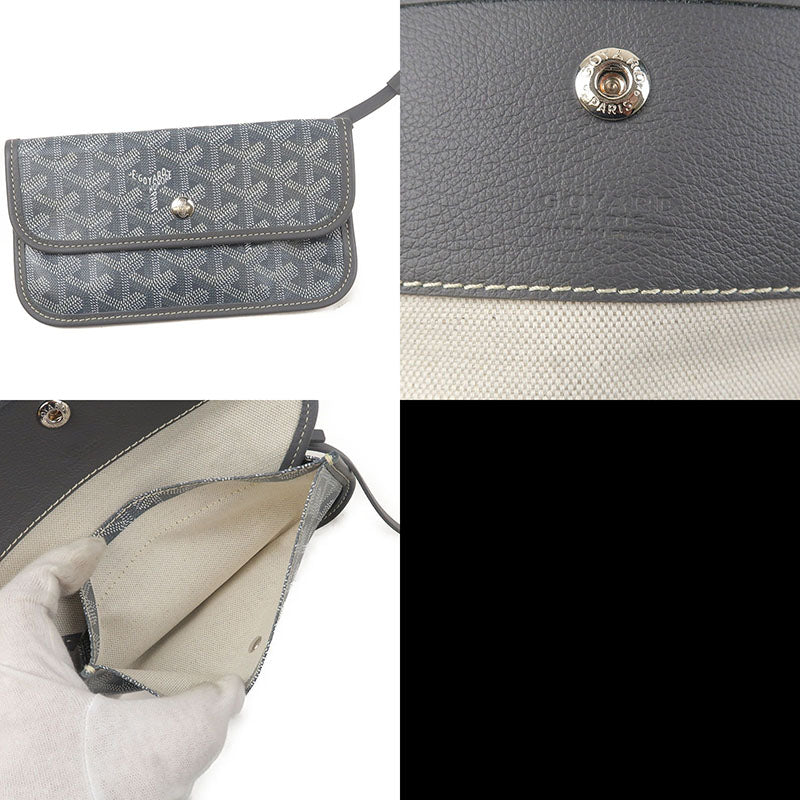 GOYARD-Herringbone-Saint-Louis-PM-PVC-Leather-Tote-Bag-Gray –  dct-ep_vintage luxury Store