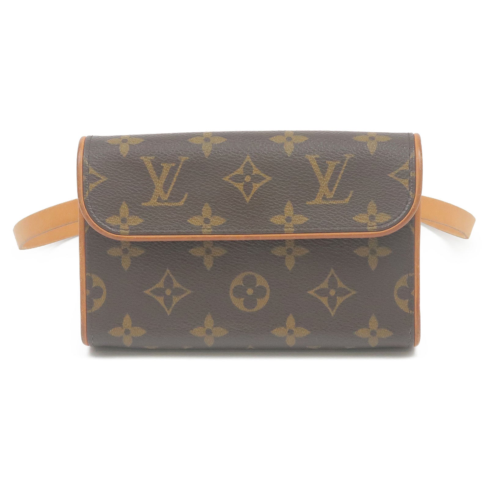 Louis Vuitton Brown Canvas Monogram Pochette Florentine Belt Bag