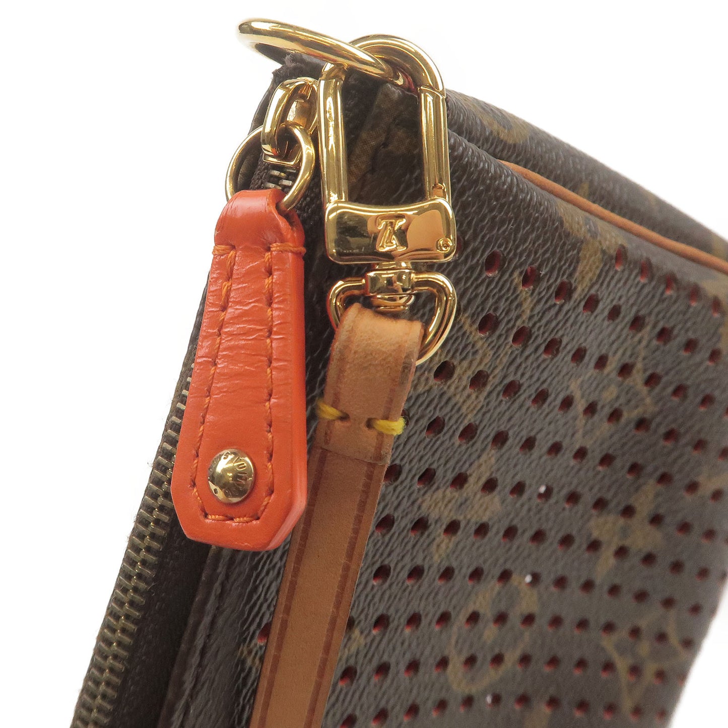 LOUIS VUITTON Monogram Perfo Perforated Pochette Accessoires Hand Bag  M95185