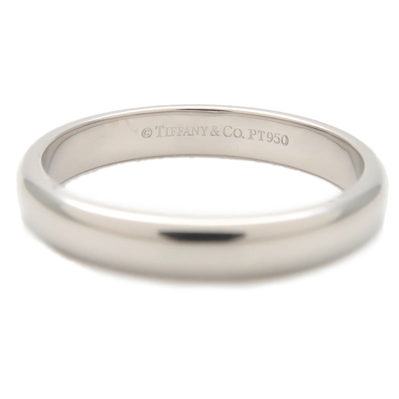 Tiffany&Co. Classic Band Ring PT950 Platinum US6.5 HK14 EU53