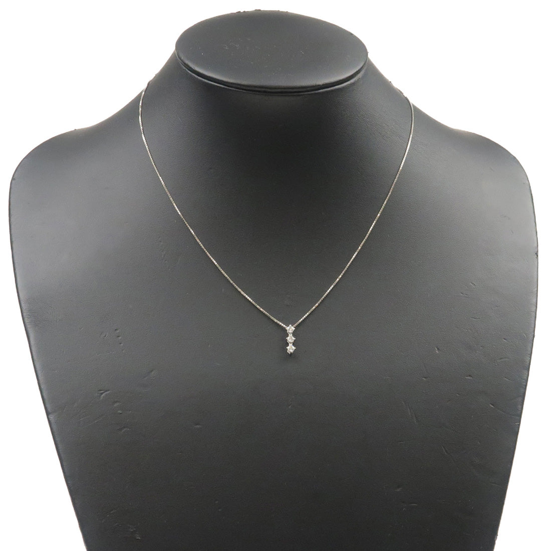 VENDOME AOYAMA 3P Diamond Necklace 0.25ct PT950 PT850 Platinum