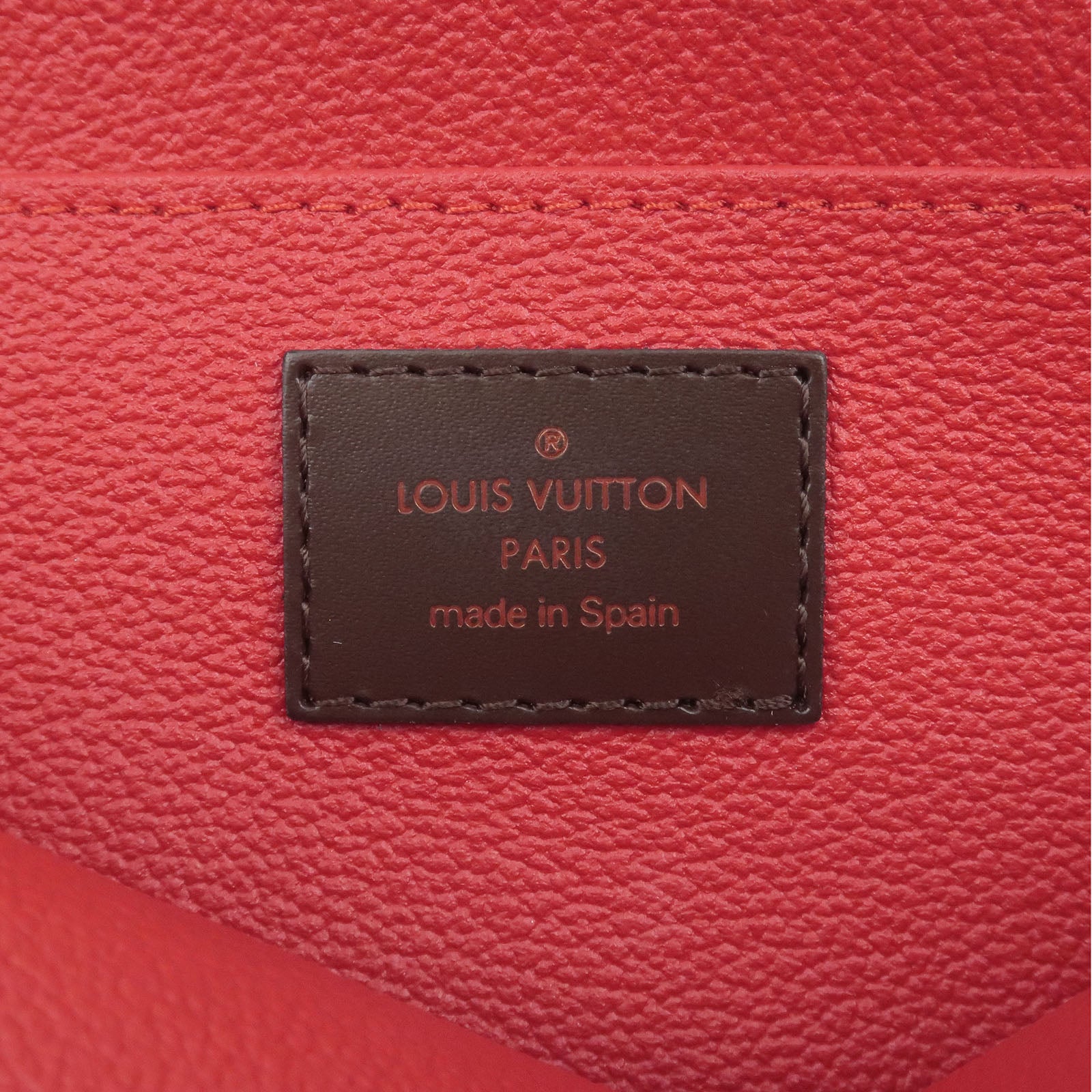 Louis Vuitton Damier Pochette Cosmetic Pouch Bag N47516 CA2142 36809
