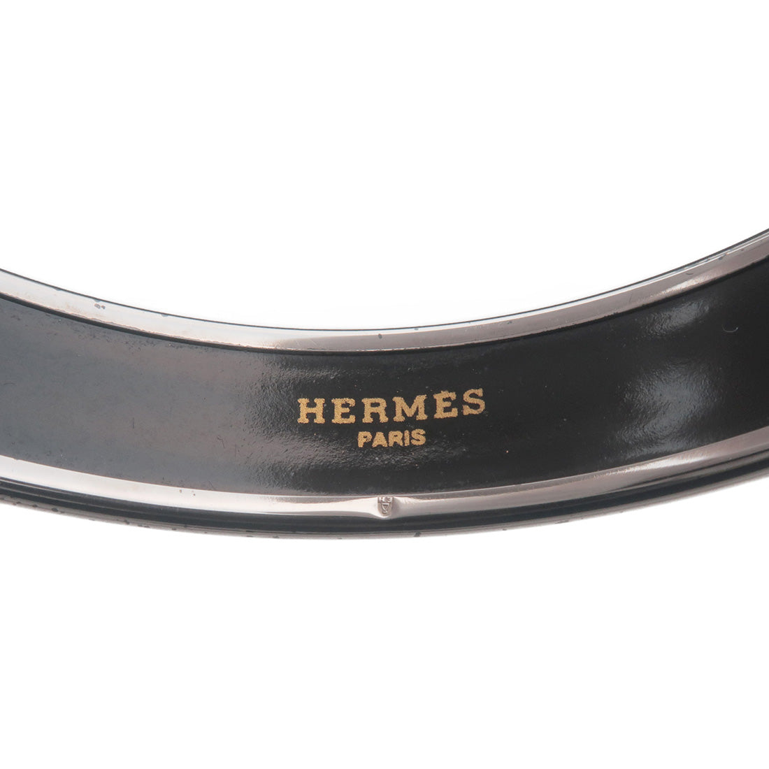 HERMES ﾃｩmail MM Bangle Bracelet Beige Brown Light Blue