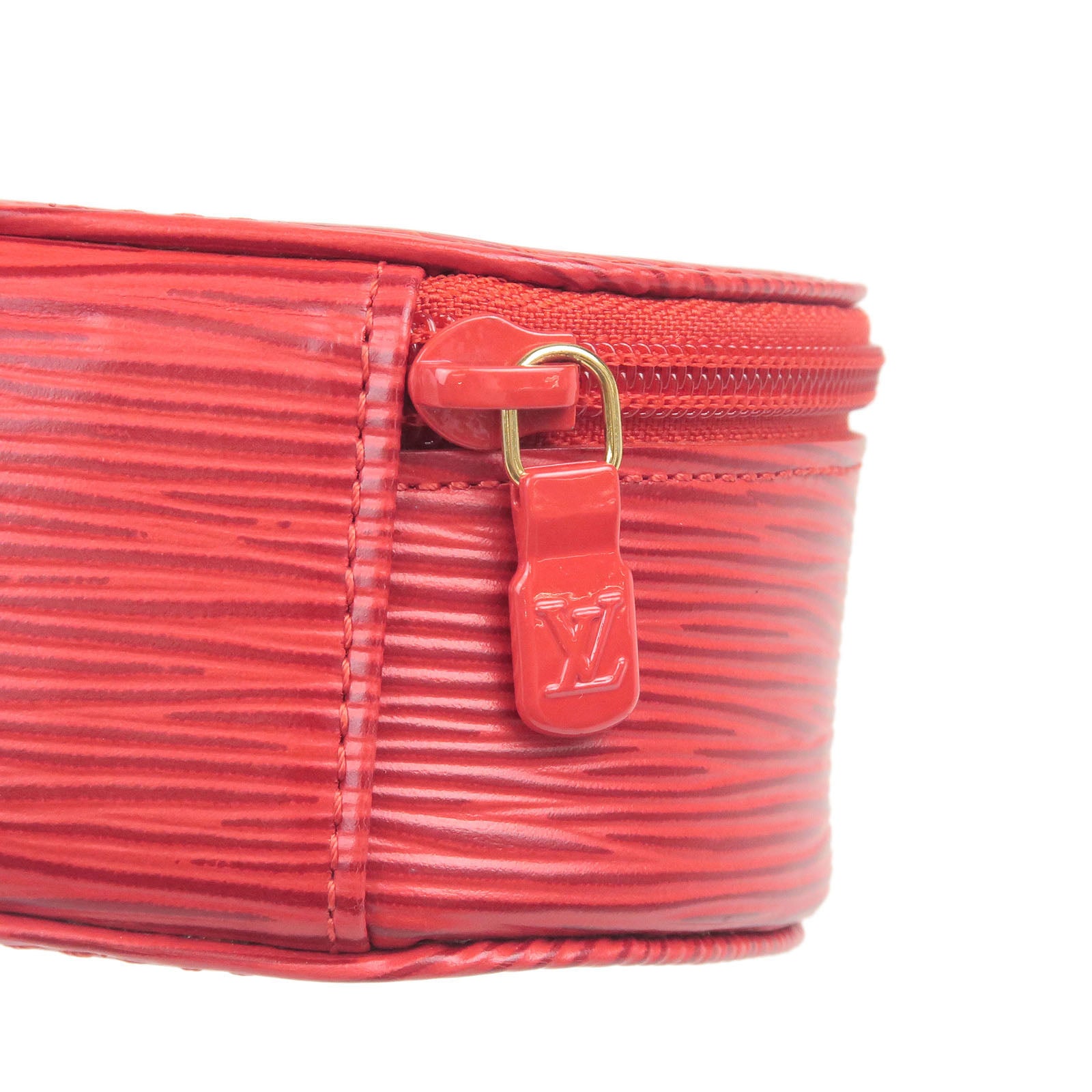 Louis Vuitton Epi Ecrin Bijoux 10 M48217 Jewelry Case Castilian Red Epi  Leather