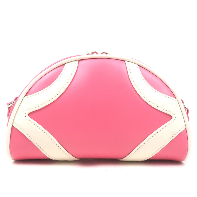 Prada Moon Padded Nappa-Leather Bag Geranium Pink in Leather with  Silver-tone - US