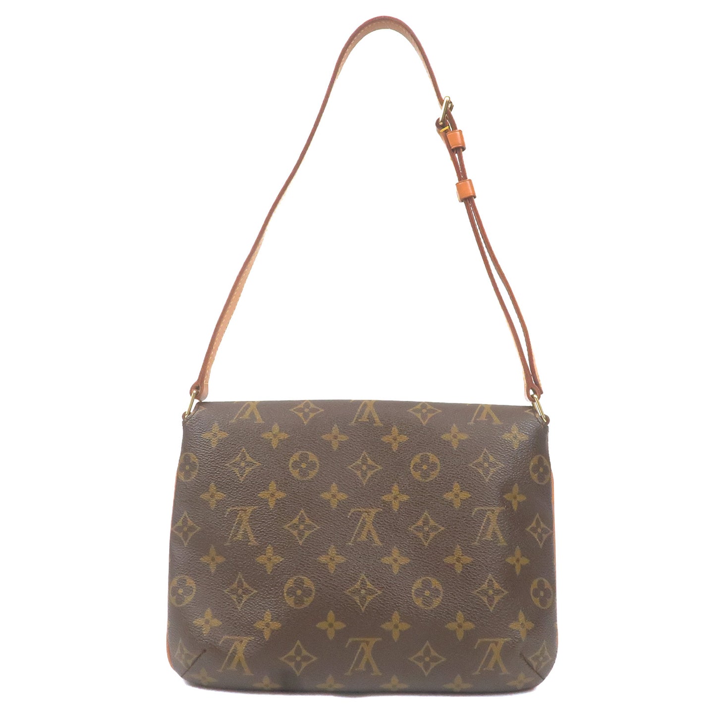 Louis Vuitton Monogram Musette Tango Short Shoulder Bag M51257 Brown PVC  Leather Women's LOUIS VUITTON