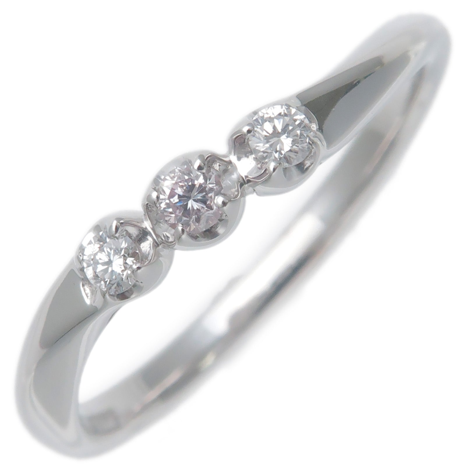 4-℃-Pink-Diamond-Diamond-Ring-K18WG-White-Gold-US5.5-HK11.5-EU50.5