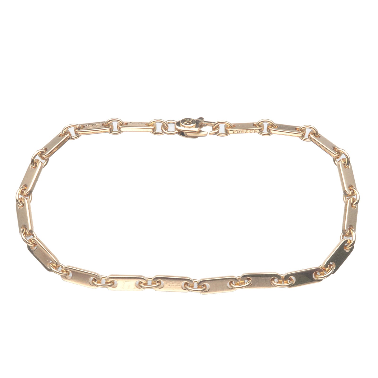 Cartier-Figaro-Bracelet-K18YG-750YG-Yellow-Gold