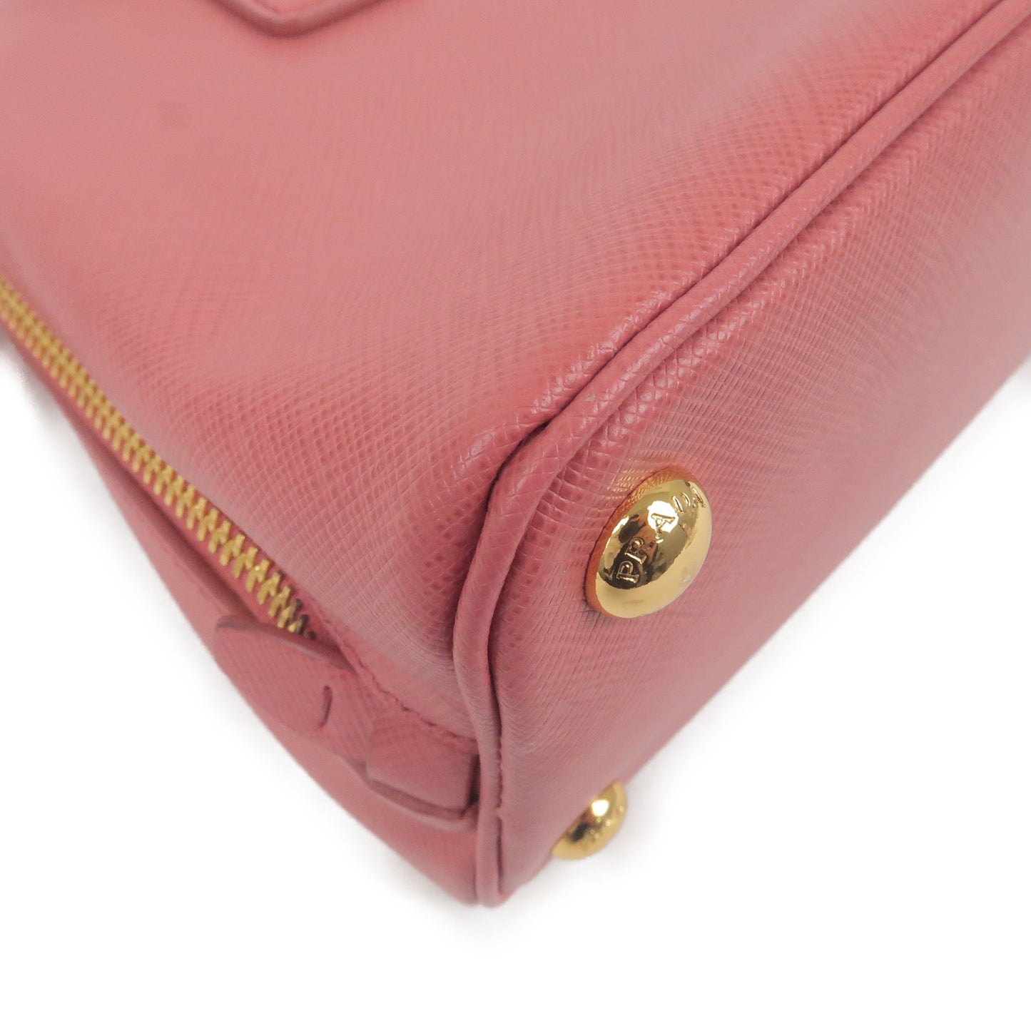 PRADA Leather 2Way Hand Bag Shoulder Bag Pink BL0838