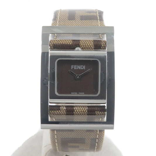 FENDI-Square-Gyro-Ladies-Wrist-Watch-Quartz-5000L