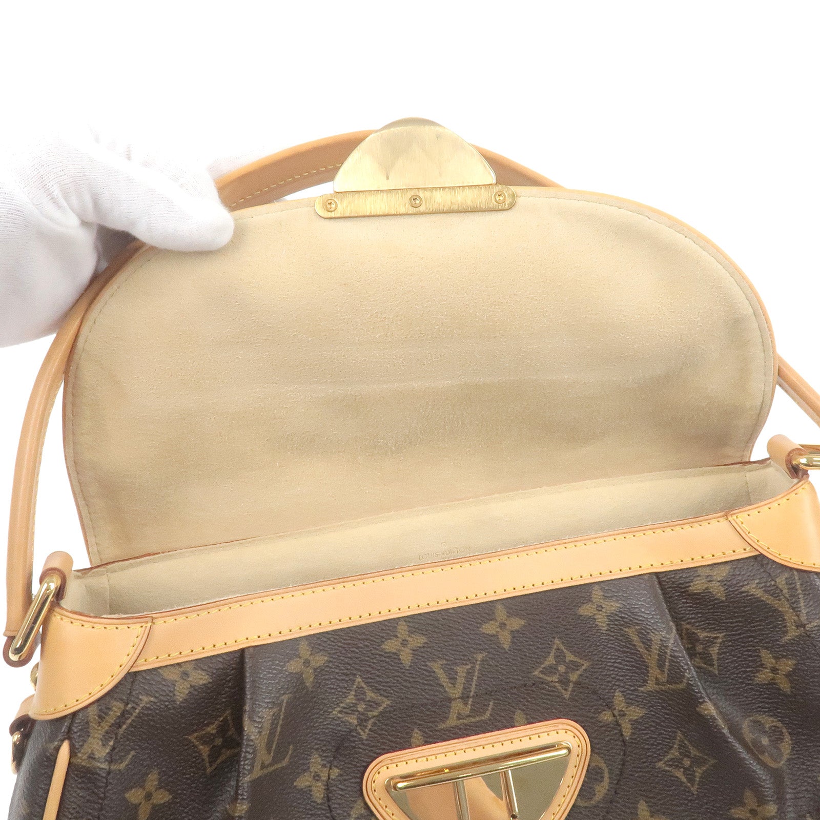 LOUIS VUITTON Shoulder Bag M40121 Beverly MM Monogram canvas Brown Wom –