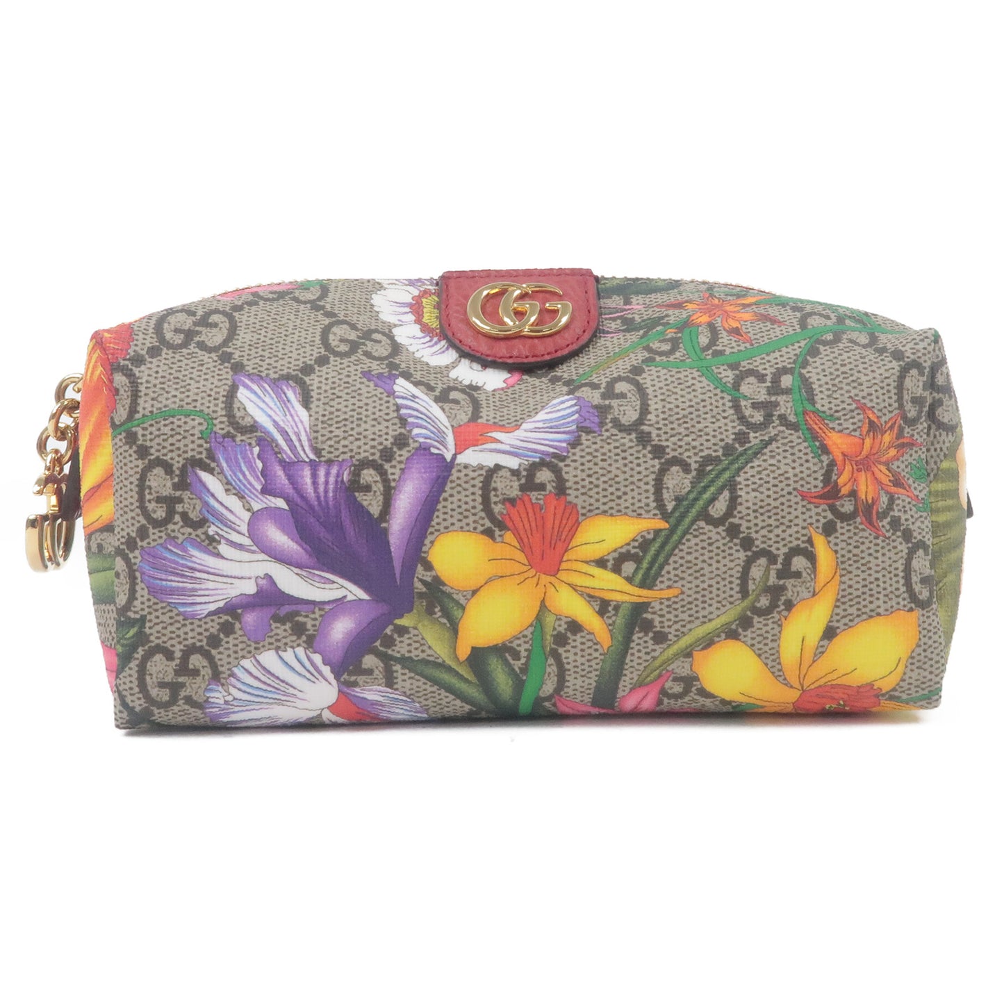 GUCCI-Ophidia-GG-Flora-Supreme-Leather-Cosmetic-Pouch-Beige-548394