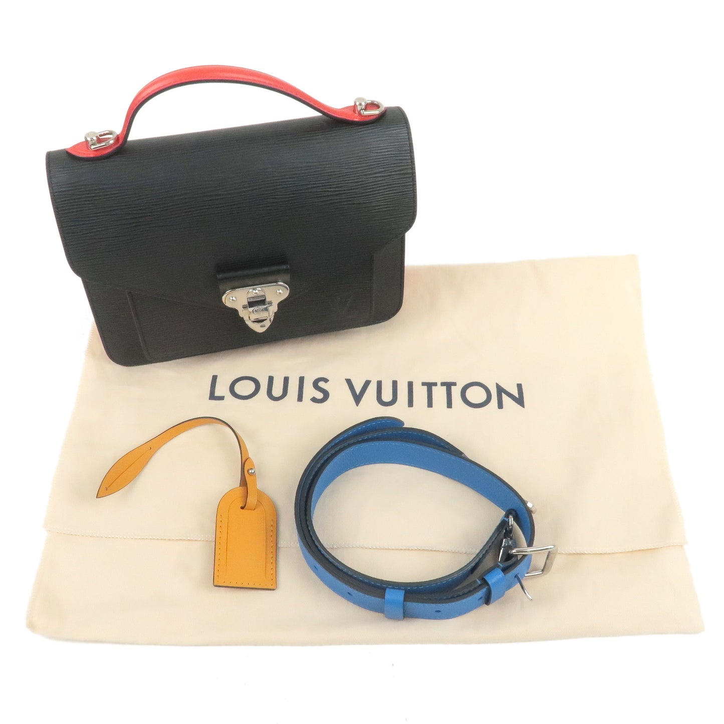 Louis Vuitton Epi Neo Monceau 2Way Bag Hand Bag Noir M55403