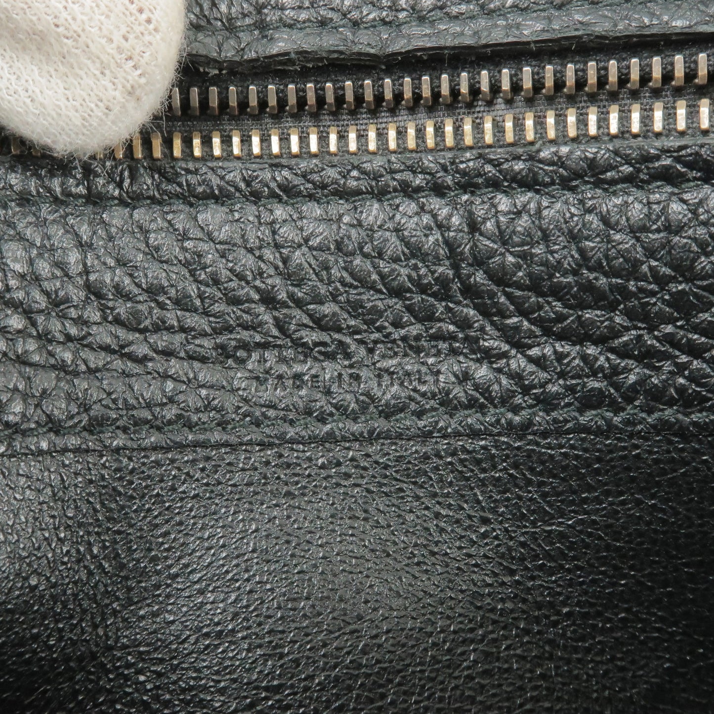 BOTTEGA VENETA Intrecciato Leather Round Zipper Long Wallet Black