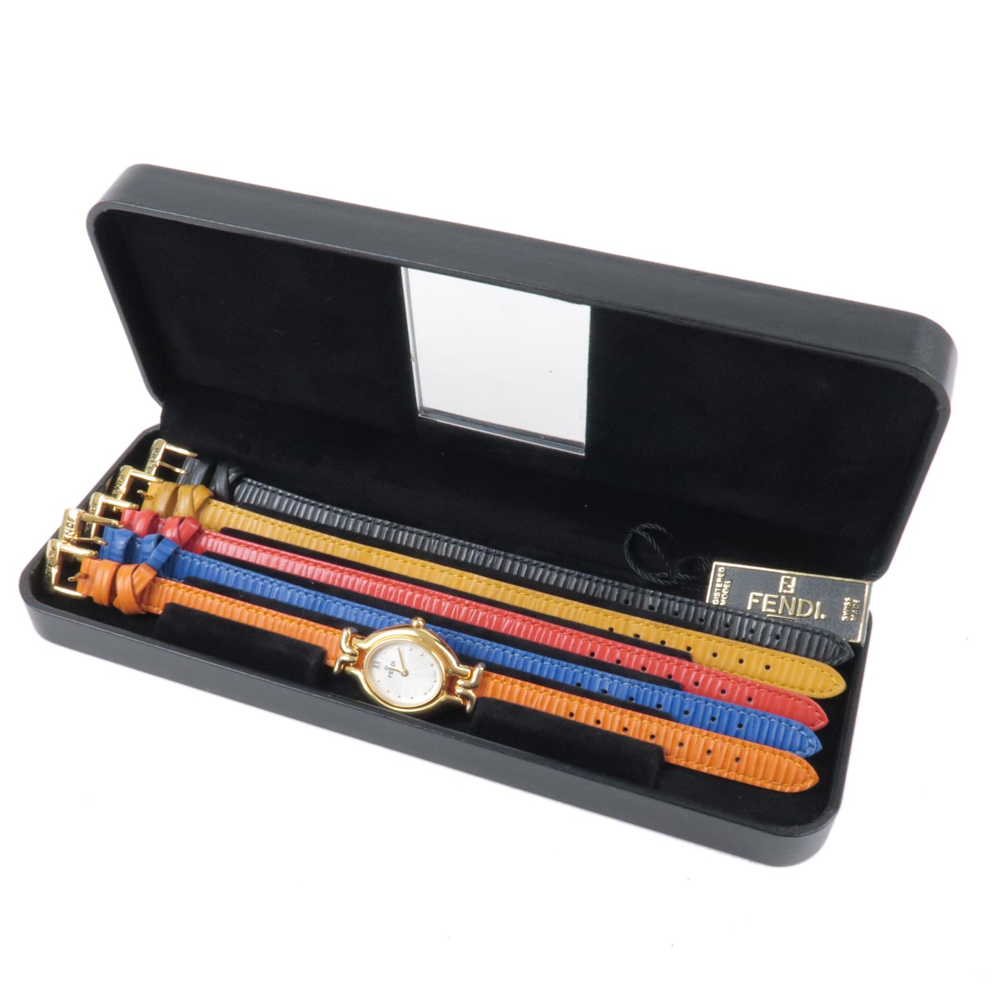 FENDI-Ladies-Changeable-Leather-Belt-Wrist-Watch-Quartz-640L – dct