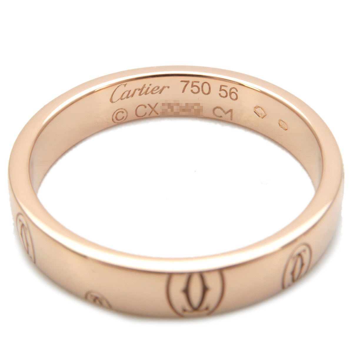 Cartier Happy Birthday Ring K18PG 750PG Rose Gold #56 US7.5-8
