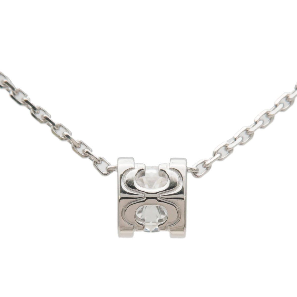 Cartier C de Cartier Diamond Necklace 0.31ct K18WG White Gold